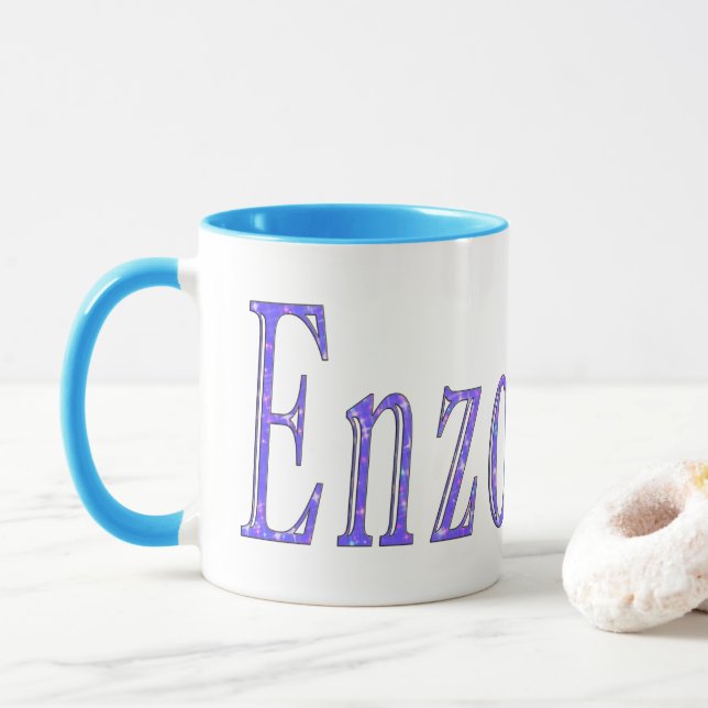 Caneca Enzo, Nome Logotipo (Com Donut)