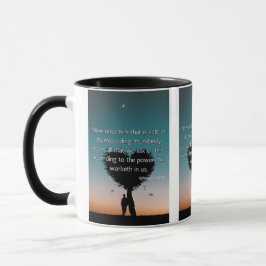 Caneca Ephesianos 3:20 KJV Bíblia Verse Pic Mug De Dois T
