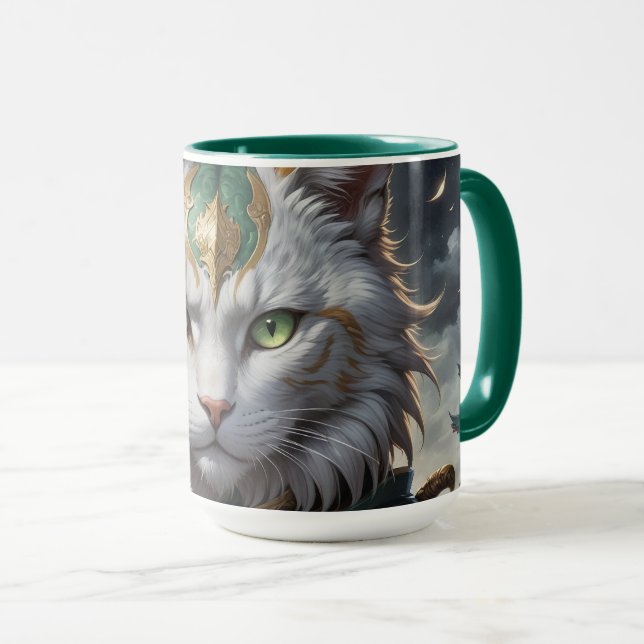Caneca Epic Armored Cat Warrior (Frente Esquerda)