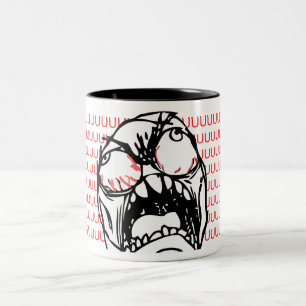 CANECA ÉPICO DA CARA DA RAIVA