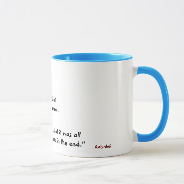 Caneca épico das citações de Arjur (Direita)