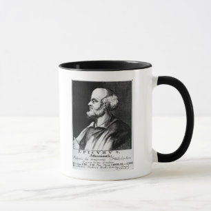 Caneca Epicurus, gravado por Johann Fredrich Schmidt