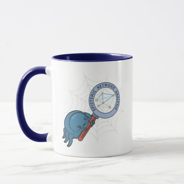 Caneca Epistemic da aranha da análise de rede (Esquerda)