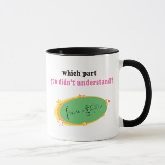 Caneca Equação complexa da matemática