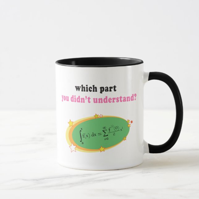 Caneca Equação complexa da matemática (Direita)