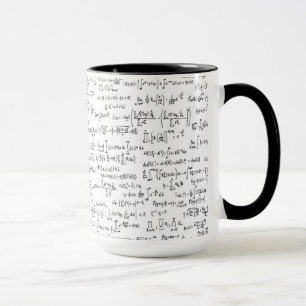 Caneca Equações escritas mão //da matemática