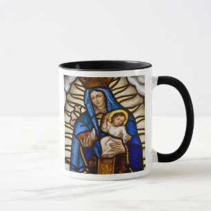 Caneca Equador, Quito. Estátua da Virgem alada