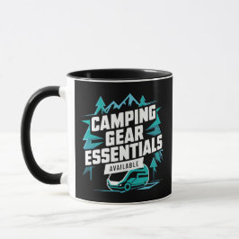 Caneca Equipamento de acampamento essencial disponível! C