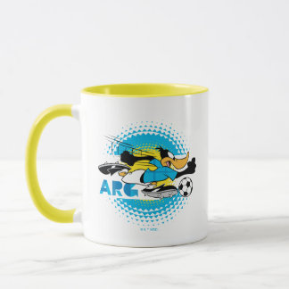 Caneca Equipe Argentina de Futebol Gráfico do DAFFY DUCK™
