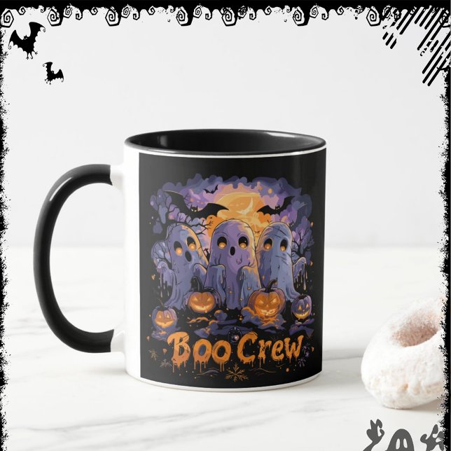 Caneca Equipe Boo | ExDesigner | Halloween (Criador carregado)