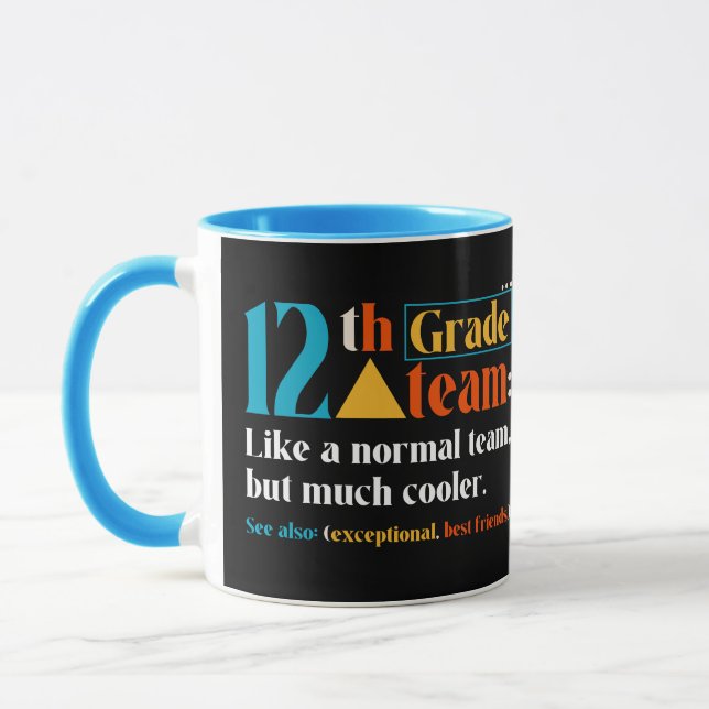 Caneca Equipe De 12, Como Uma Equipe Normal, Mas Muito Ma (Esquerda)