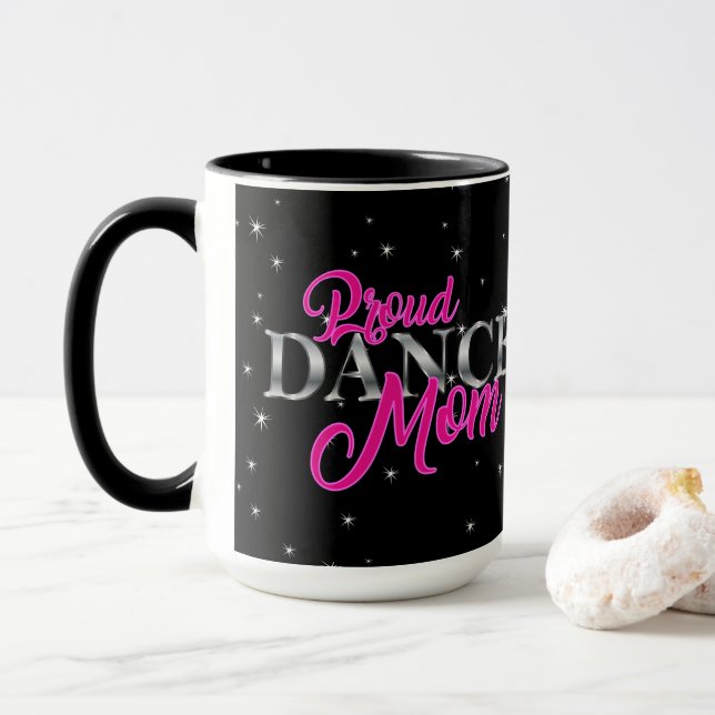 Caneca Equipe de Dança de Drill Dance Mãe (Com Donut)