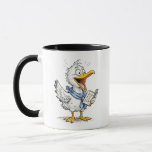 Caneca Equipe de Marinheiro Pássaro Cômico