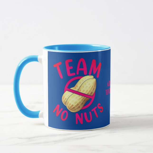 Caneca Equipe De Namorados Engraçados Sem Loucos Presente (Esquerda)