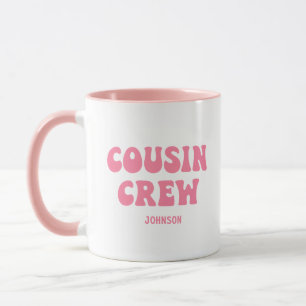 Caneca Equipe de Primos Natal Presente de Reunião de Famí