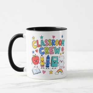 Caneca Equipe de Sala de Aula Fofa Decoração de Sala de A