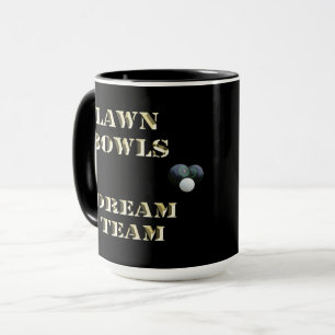Caneca Equipe de Sonhos de Lawn Bowls  