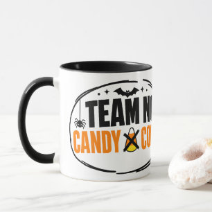 Caneca Equipe Divertida Sem Milho Doce No Halloween