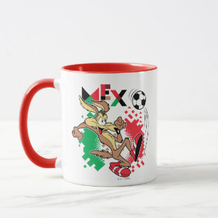 Caneca Equipe do WILE E. COYOTE™ México Gráfico de Futebo