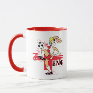 Caneca Equipe Inglaterra Futebol Gráfico da Lola Bunny