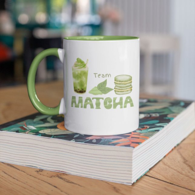 Caneca Equipe Matcha, matcha (Criador carregado)