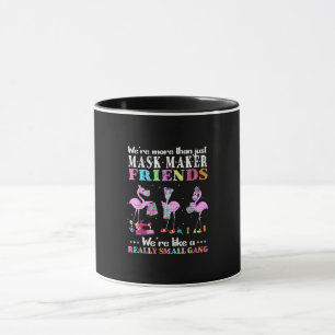 Caneca Eram Mais Do Que Apenas Amigos Mascarados Flamingo