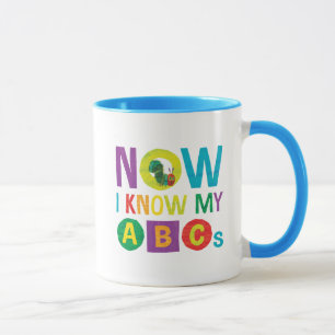Caneca Eric Carle Agora Conheço meus ABCs