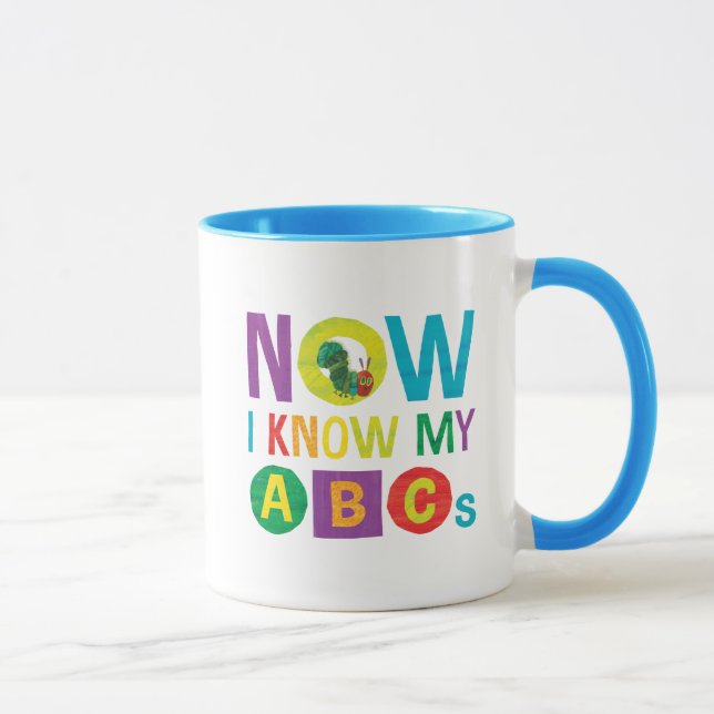 Caneca Eric Carle Agora Conheço meus ABCs (Direita)