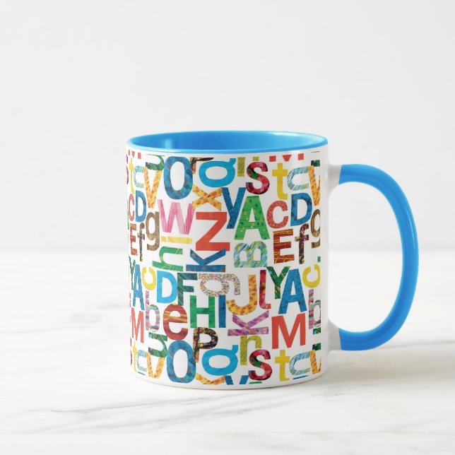 Caneca Eric Carle | Alphabet Pattern Letters (Direita)