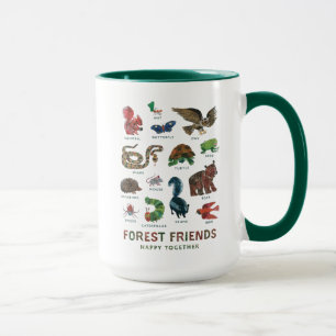 Caneca Eric Carle Amigos da Floresta Felizes Juntos