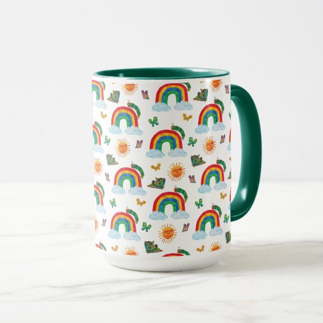 Caneca Eric Carle | Lagarta à Borboleta Arco-Íris (Frente Esquerda)