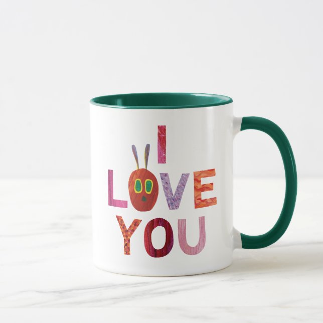 Caneca Eric Carle | Lagarta Eu Te Amo (Direita)