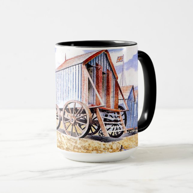 Caneca Eric Ravilious - Adelburgh (Frente Esquerda)