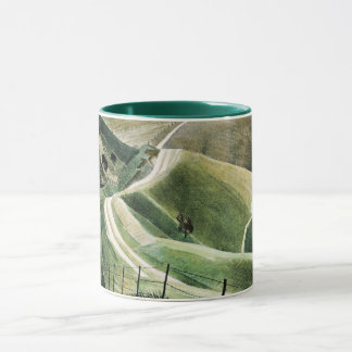 Caneca Eric Ravilious - Chalk Paths, famosa trabalho de a