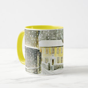 Caneca Eric Ravilious - Hallstead Road em Snow,