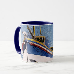 Caneca Eric Ravilious - Lifeboat,