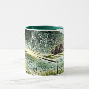 Caneca Eric Ravilious - The Wilmington Giant, belas artes