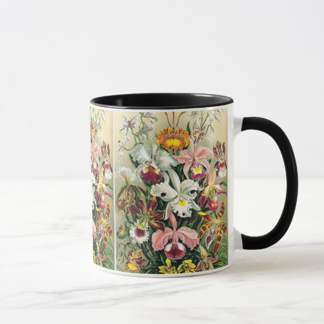 Caneca Ernst Haeckel - Orquídeos (Direita)