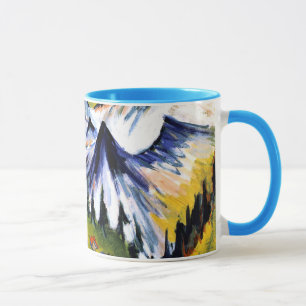 Caneca Ernst Kirchner - Berggipfel