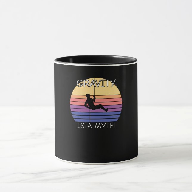 Caneca Escalada em Rocha Retro Vintage (Centro)