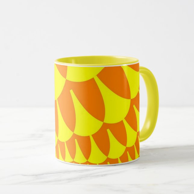 Caneca Escalas Amarelas e Laranja (Frente Esquerda)