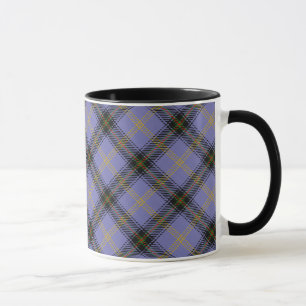 Caneca escocesa do Tartan do clã de Bell
