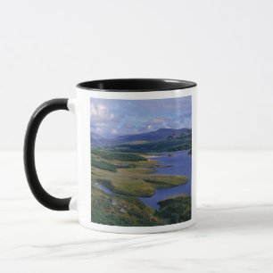 Caneca Escócia, Highland, Wester Ross, Loch Garry. Um