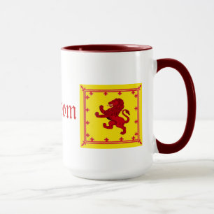 Caneca Escócia Leão impetuoso, bravo para sempre