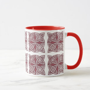Caneca Escolha seu padrão decorativo de nó celta de cor