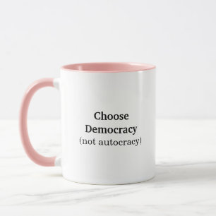 Caneca Escolher café da democracia