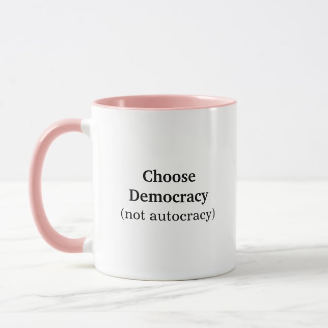 Caneca Escolher café da democracia (Esquerda)