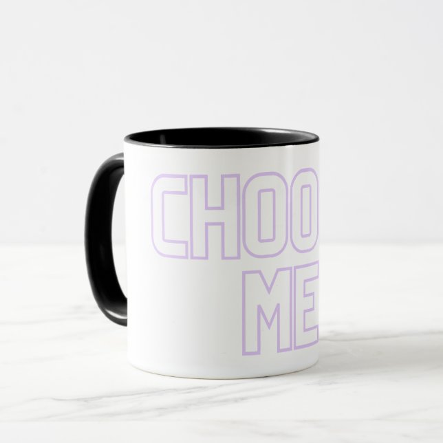Caneca escolher-me (Frente Esquerda)