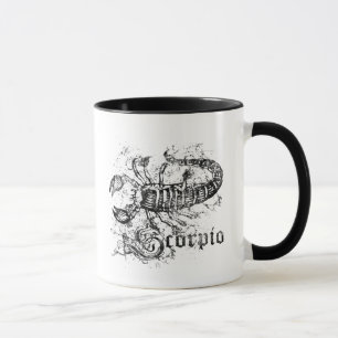 Caneca Escorpião do zodíaco