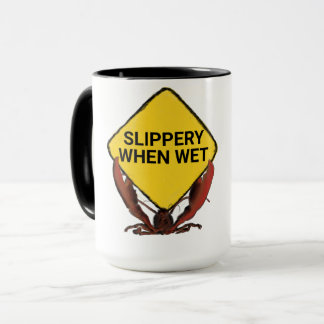 Caneca Escorregadiço quando molhado